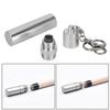 Portable Snooker Pool Cue Stick Pick Tip Shaper with Chain Metal Repair Tool AccessoriesSilver