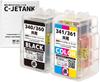Refill Ink Cartridges for Canon and Printers Black and Genuine Ink and Replaceable Includes QR Code and Webinar Packaged and Inspected by a Japanese