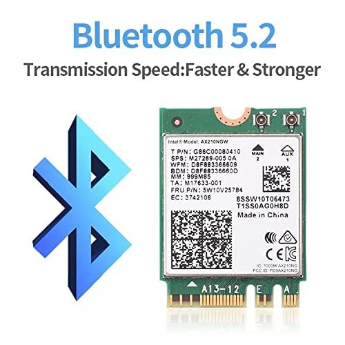 intel WIRELESS AX210 NGW M.2 (2230 A/E) 802.11ax wave2 (2400 Mbps 2x2 HT160) Bluetooth 5.2