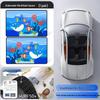Children's Car Sunshade: Heat-Blocking, Retractable Magnetic Curtain with Cartoon Design for Baby Privacy