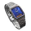CASIO Ana-Digi Quartz Wristwatch Vintage Series AQ-230GG-2A Unisex Dual Time Blue Overseas Model