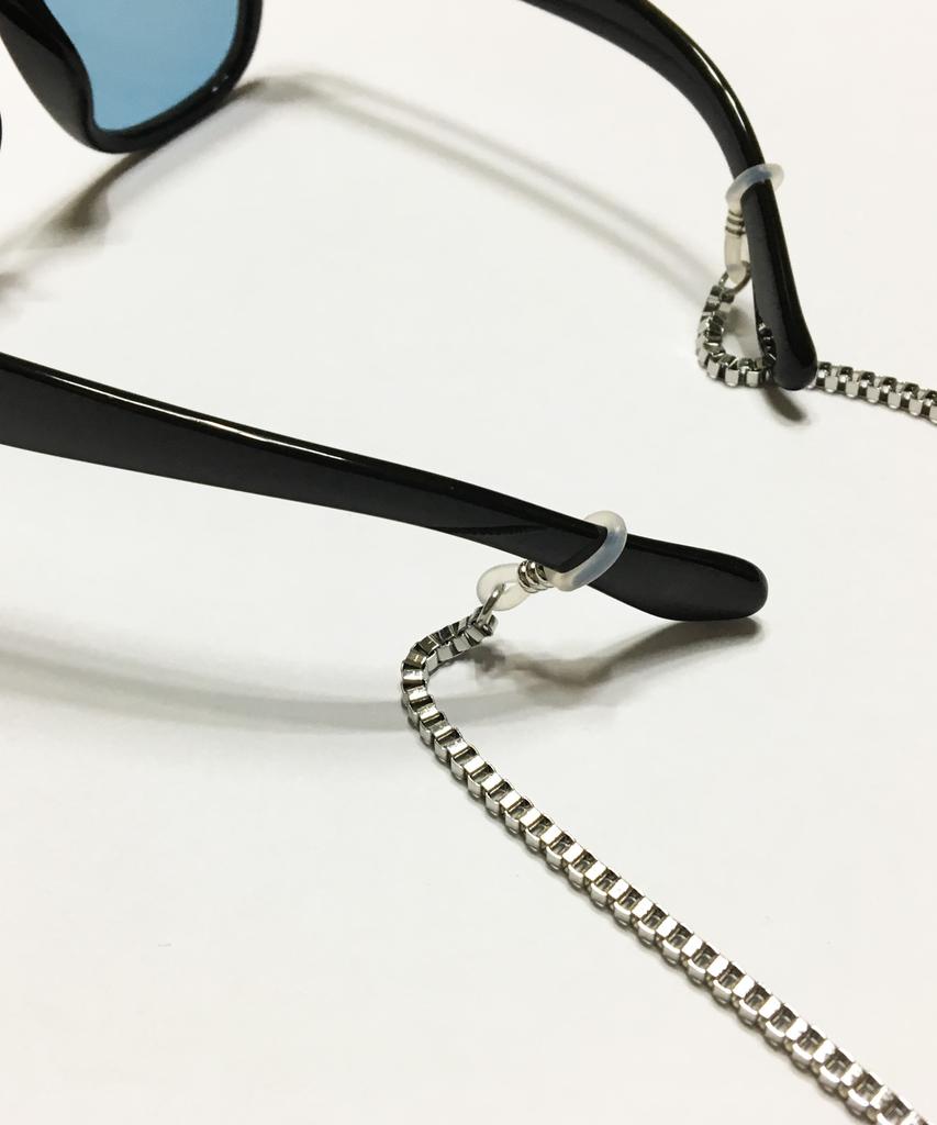 Segseuto [Surgical Steel][Eyeglass Chain] W-Type 004 Silver