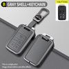 5/6 Buttons Zinc Alloy Leather Car Key Case Cover for Volvo XC60 V60 S60 S80 XC70 V40 Protect Holder Shell Keychain Accessories