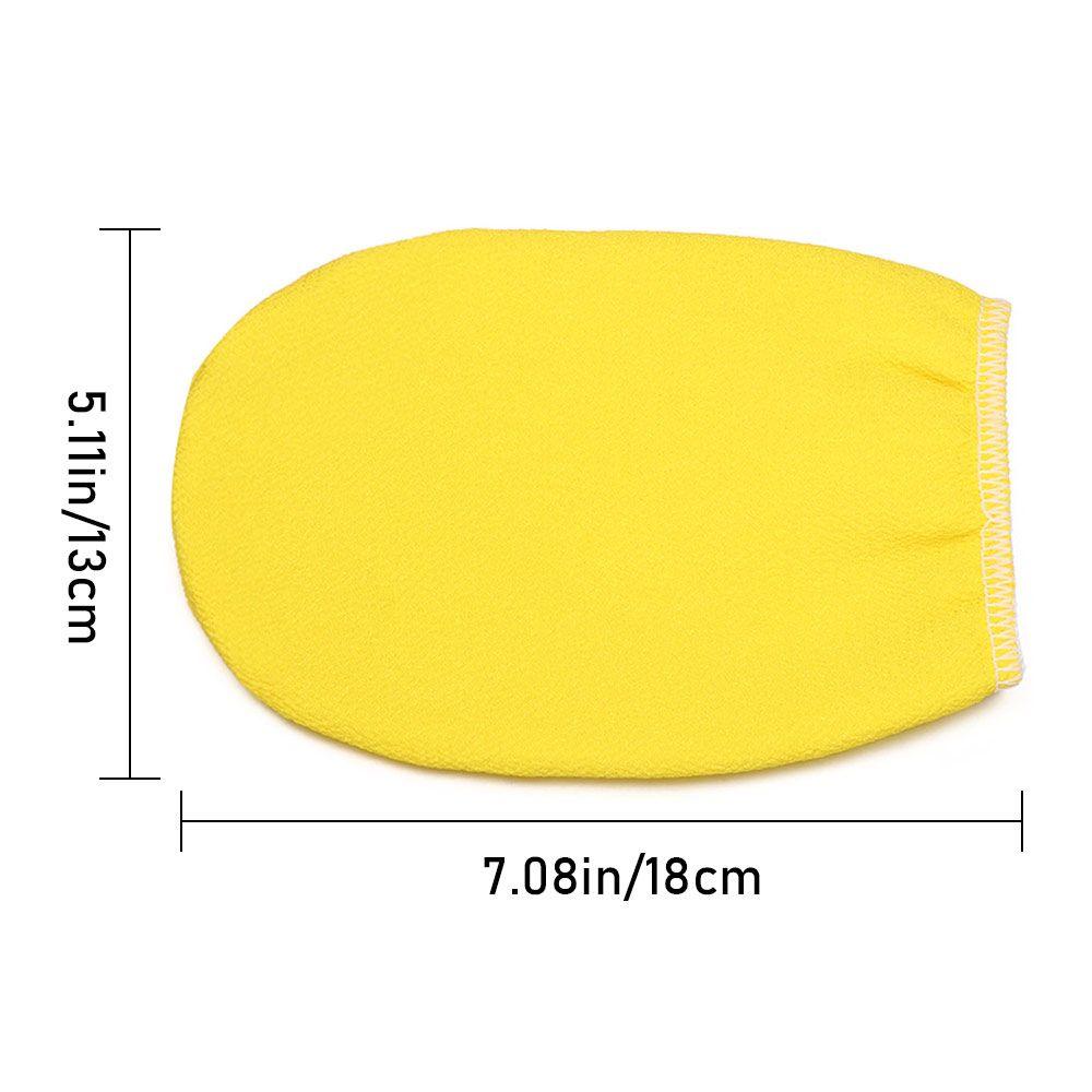 Smooth Skin Massage Viscose Fiber Shower Scrubber Body Rub Bath Glove Exfoliating Towel