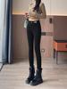 Women's High-Waisted Velvet Skinny Jeans - Hip-Lifting, Autumn/Winter 2024 Trend