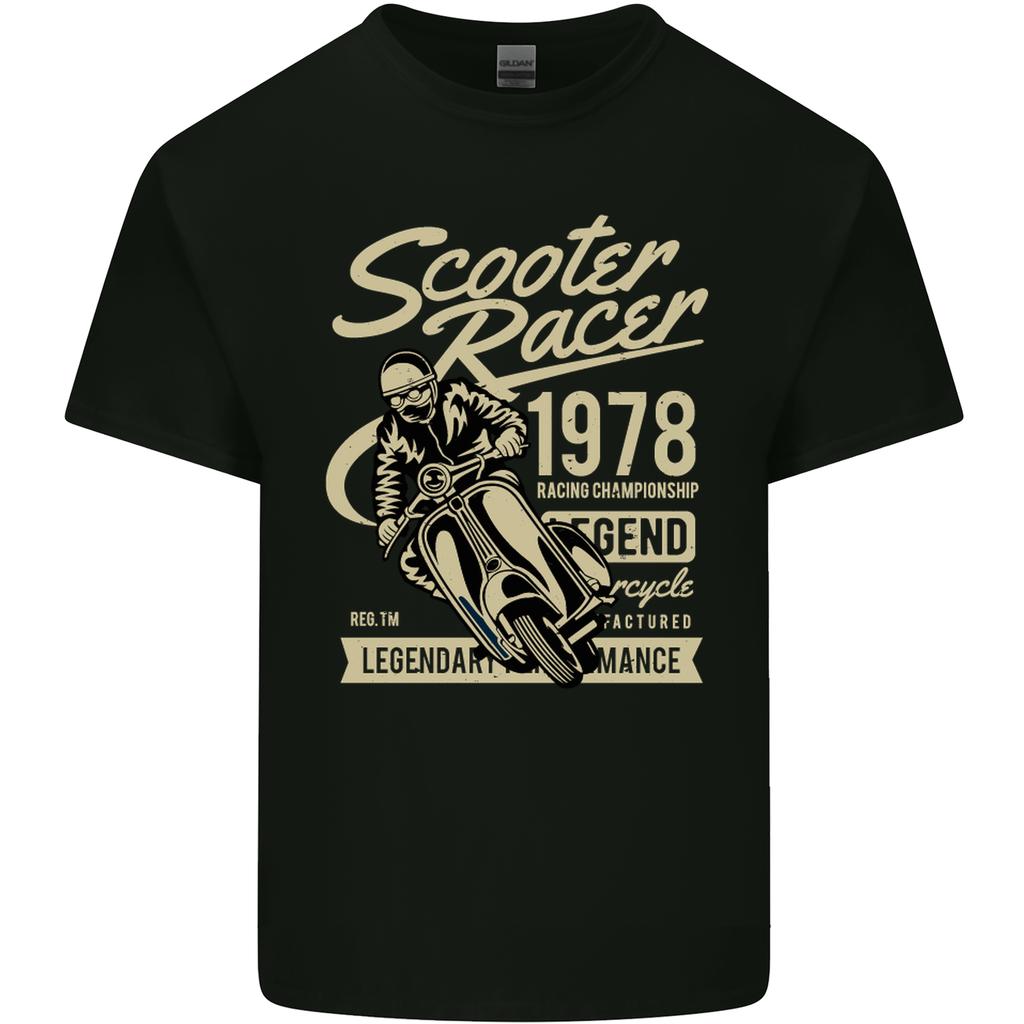 Scooter Racer Legend 1978 Motorbike Unisexs Light Cotton TShirt