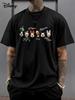 Camiseta de Algodão Puro Disney Cartoon Mission Co Marca Conjunta 2026 Masculina e Feminina Verão Novo Streetwear Casual Solta Manga Curta