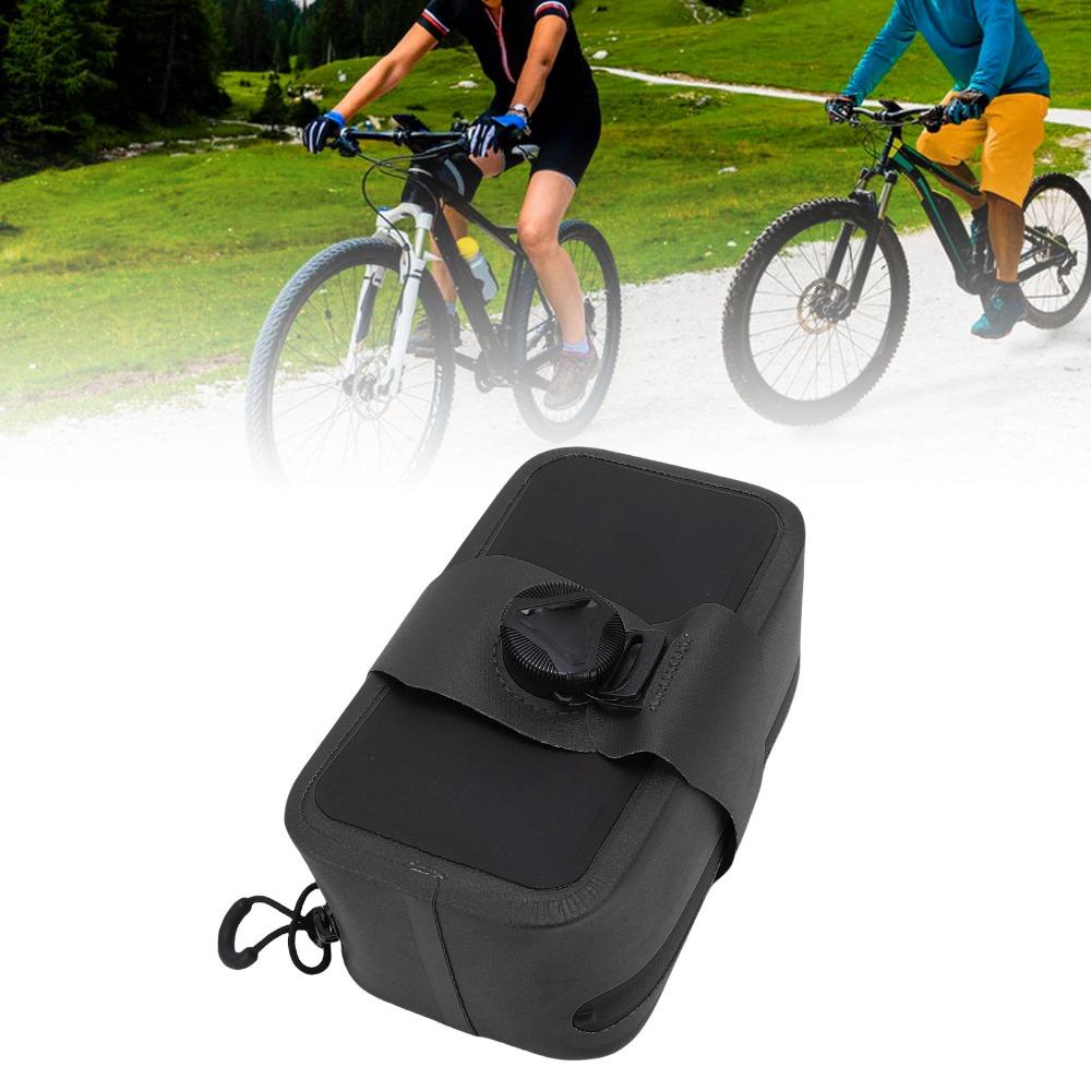 Rotary Buckle Bike Pack Under Seat TPU Bike Saddle Bag Durable Cycling Seat Pack  tool storage