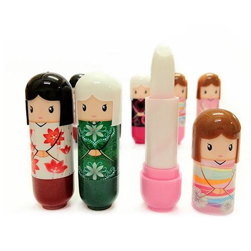 Cute Japanese Doll Clear Moisturizing Repair Lip Balm Lip Protector Lipstick