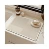 Tapis de Séchage de Cuisine en Diatomite Antidérapant Absorbant l'Eau Résistant à la Chaleur Coussin pour Machine à Café pour Maisons de Style Japonais---