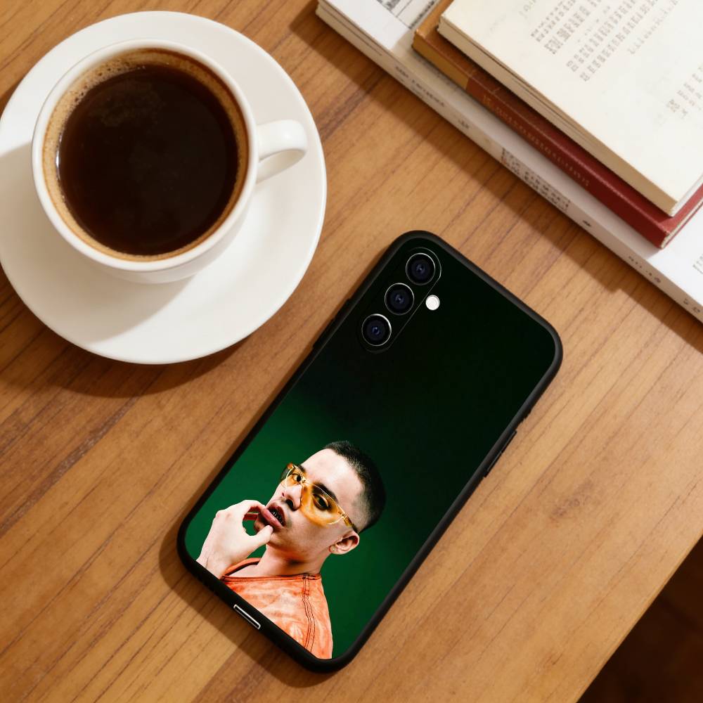 Rappare Nsqk Mobilskal För Samsung Galaxy A73,A72,A71,A70,A53,A52,A51,Andra Mjukt Svart Skydd