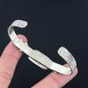 Sisters Day Deal Sterling Silver Moss Moss Prehnite Gemstone Boho Flower Bangle