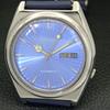 AUTOMATIC 7009A VINTAGE SEIKO JAPAN MENS SKY BLUE COLOR DIAL WATCH A701455-5 R206b-a701455