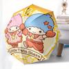 1pc Little Twin Stars Umbrella with Plastic Handle,Suitable for All Seasons Home Travel Outdoor UmbrellaSanlio072