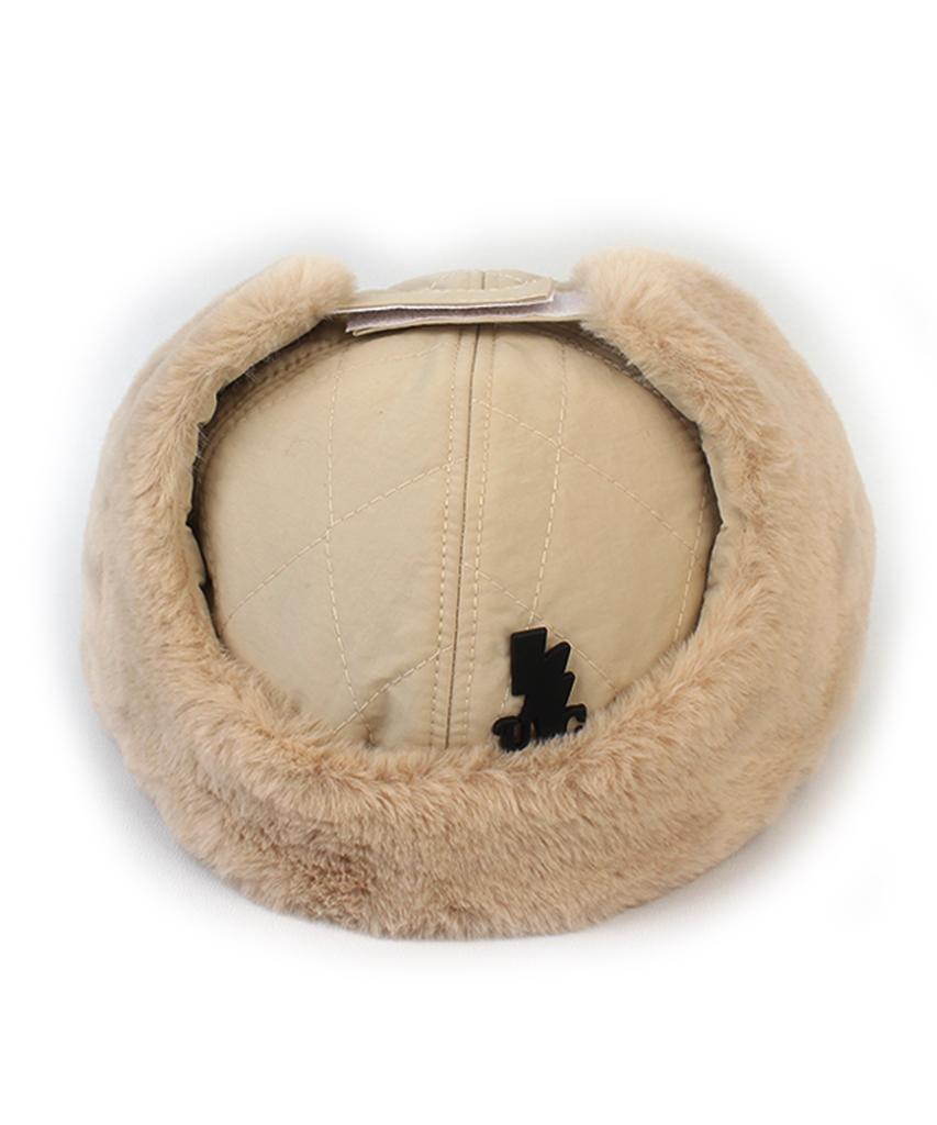 Yunibeosyeolkemiseuteuli Nubim Beige Earflap Huntingcap