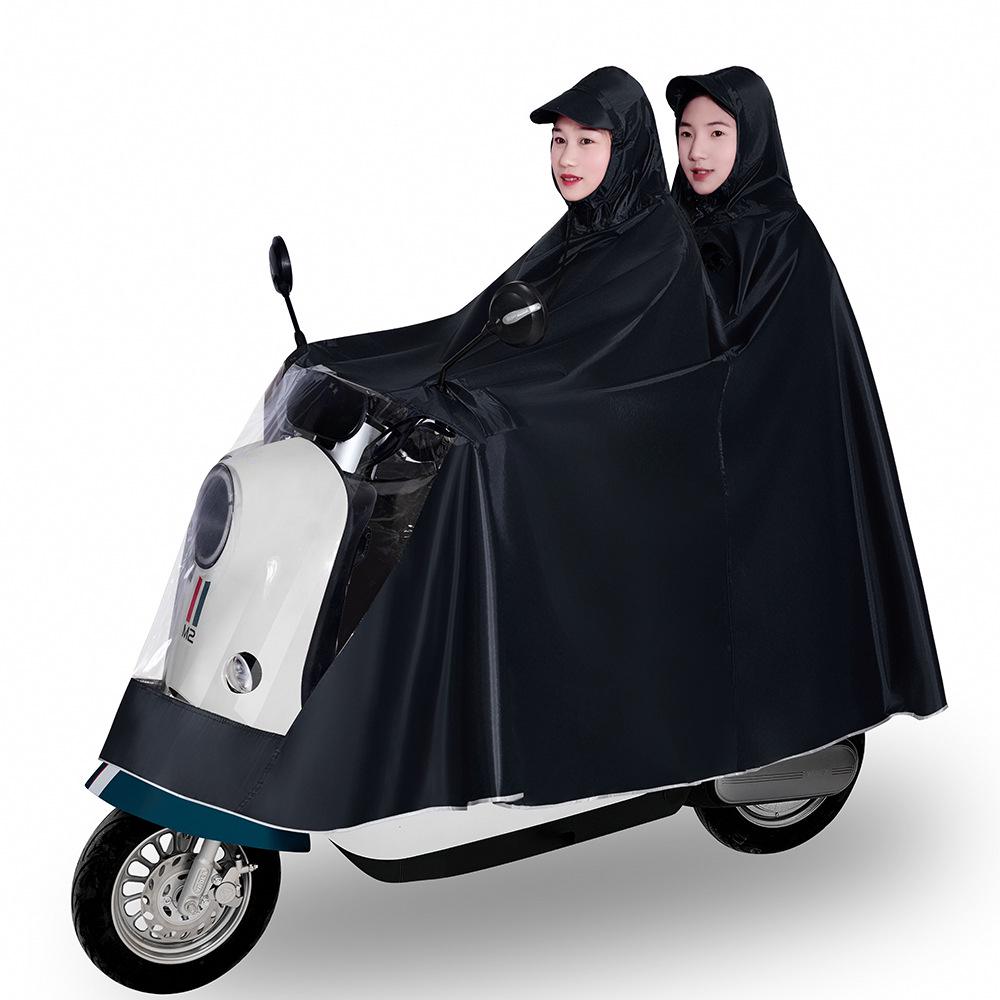 Unisex Full-Body Rain Cape for Electric Scooter or Motorcycle Riders