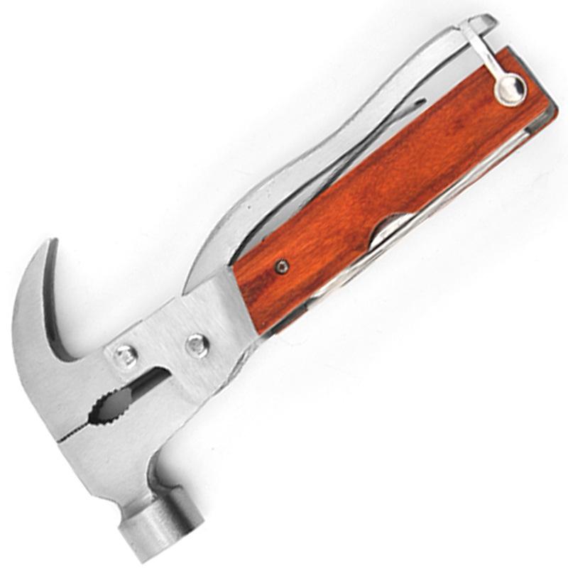 Outdoor Portable Stainless Steel Multi-functional Emergency Axes, Hammers and Camping First Aid Tools