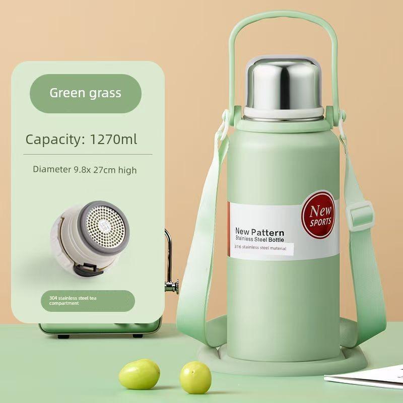 Stainless Steel 316 Large Capacity Vacuum Cup for Male and Female Students Good-looking Tea Cup Portable Car Outdoor Kettle