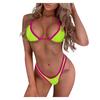Women Push Up Splice Print Two Pieces Bikini Swimwear Swimsuit Beachwear