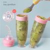 90ML Safe Newborn Baby Feeding Bottle Toddler Silicone Squeeze Feeding Spoon Milk Bottle Training Feeder Food Supplement Tools