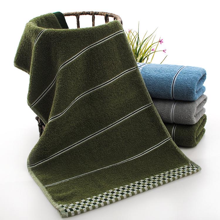 Cotton Gold Thread Face Towel - Wedding Gift & Daily Necessity, Soft & Absorbent