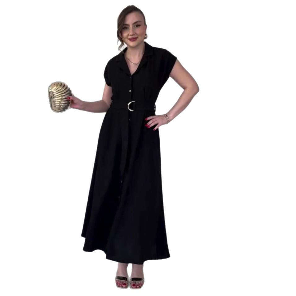 2025 Summer Sleeveless Casual Tie-Waist Slimming Long Dress