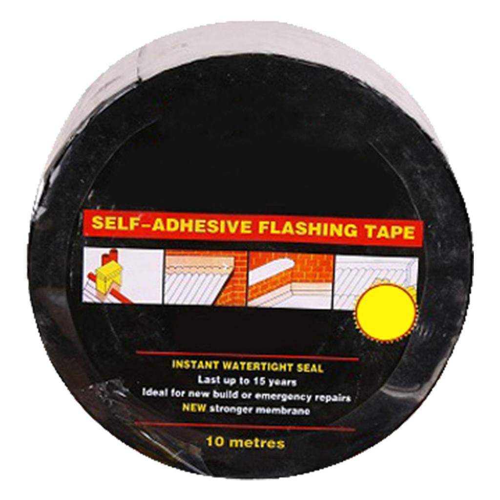 Asphalt Tape Self Adhesive Waterproof Heat Insulation Joint Repair Roll Tape for Patch 5cmx10m 2x393.7in