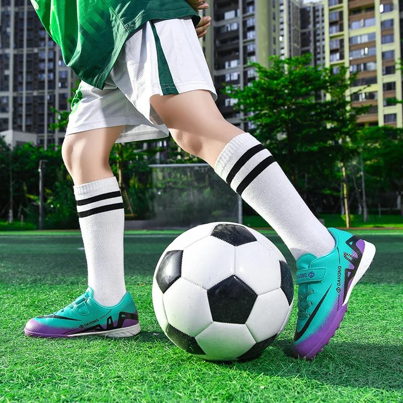 Fußballschuhe für Kinder Society Nocken Fußballschuhe Professionelle Hallenfußballschuhe Kinder Original Turnschuhe Jungen Spiel