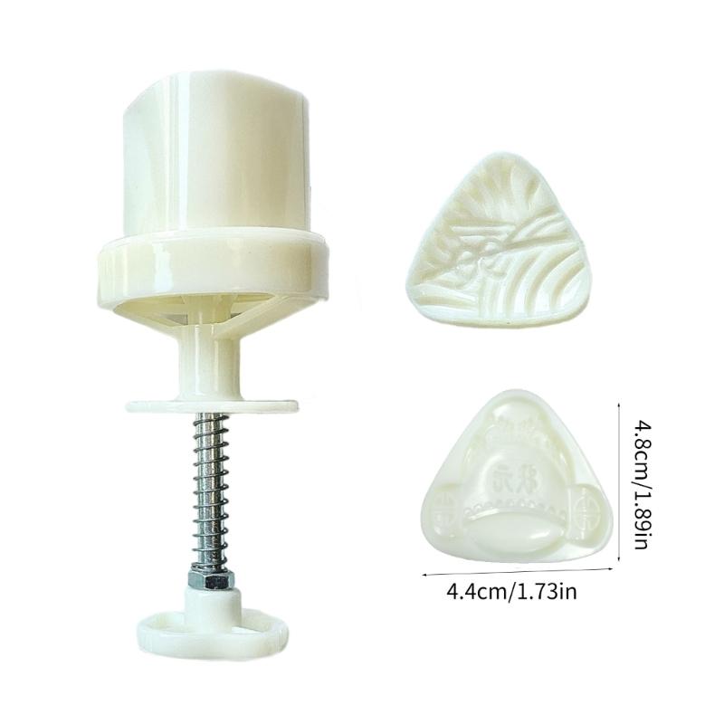 Plastik Mondkuchenformen Leicht zu reinigen Gebäckstempel Zongzi Form Mungbohnenkuchenformen ABS-Material für Mondkuchen