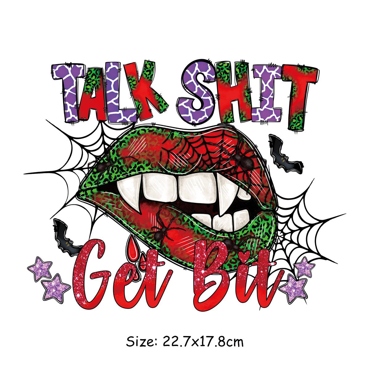 

Хэллоуин губы железная наклейка одежда аппликация искусство ремесла глажка моющаяся термоклеевая передача аксессуар «сделай сам» железо на пластыре