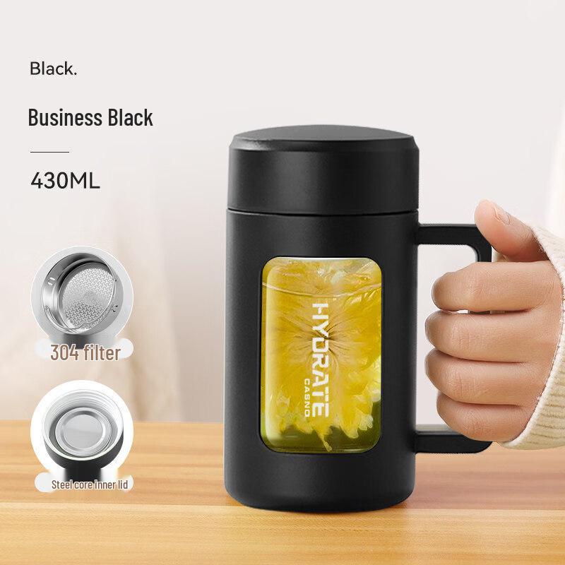 ZISIZ Double-layer Insulated Glass Cup