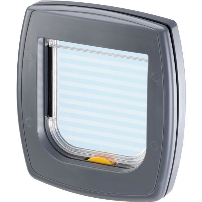 Chatière - FERPLAST - Swing 1 - 21,5 x 5 x 24 cm - Gris