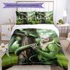 Gothic Style Bedding Set Breathable Duvet Cover with Pillowcases Decorative Bed Linen for Bedroom Home Decoration Birthday Gift
