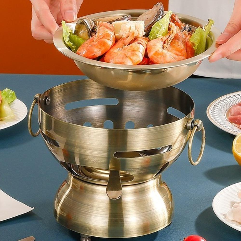 Portable Single Person Hotpot Stainless Steel Cooking Pot Easy To Clean Chinese Hot Pots  Picnic