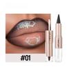 Rossetto Matita Labbra Lucidalabbra Trucco Due in Uno Rossetto Mat Opaco Lucidalabbra Specchio Lucidalabbra