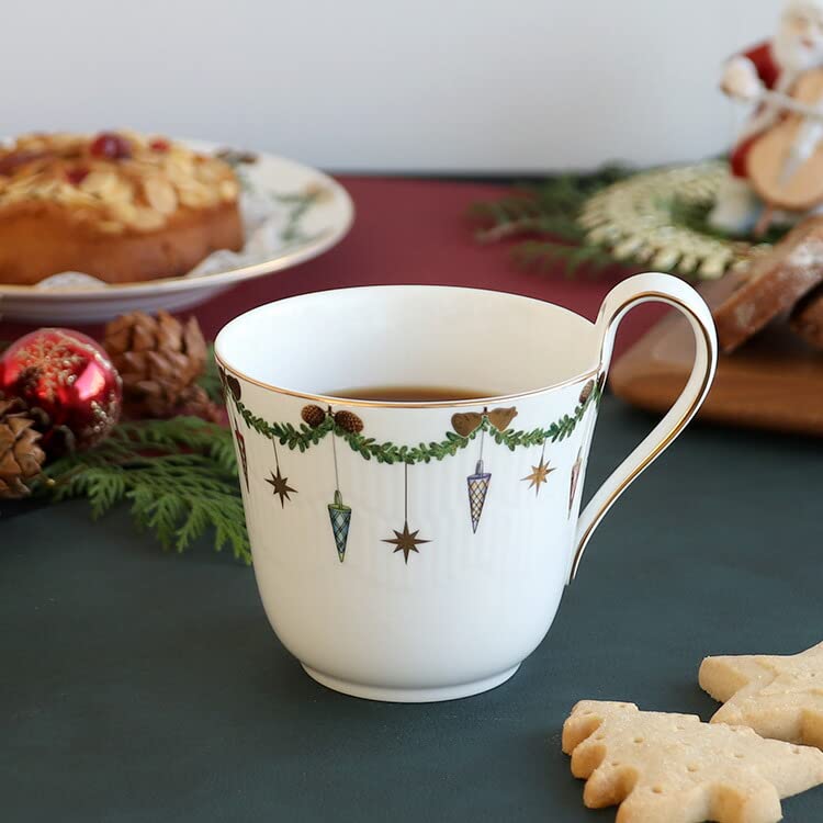 Royal Copenhagen - Star Fluted Christmas - Becher mit hohem Henkel - Star Fluted Christmas 2503090 [Artikel]