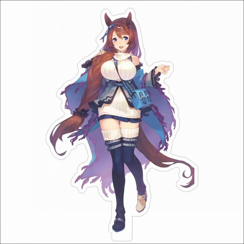 

Pretty Derby Anime Acrylic Stand Model Plate Decoration Desk Figure Display Friends Girls Gift Cartoon Product 15cm Stadee 15 cm