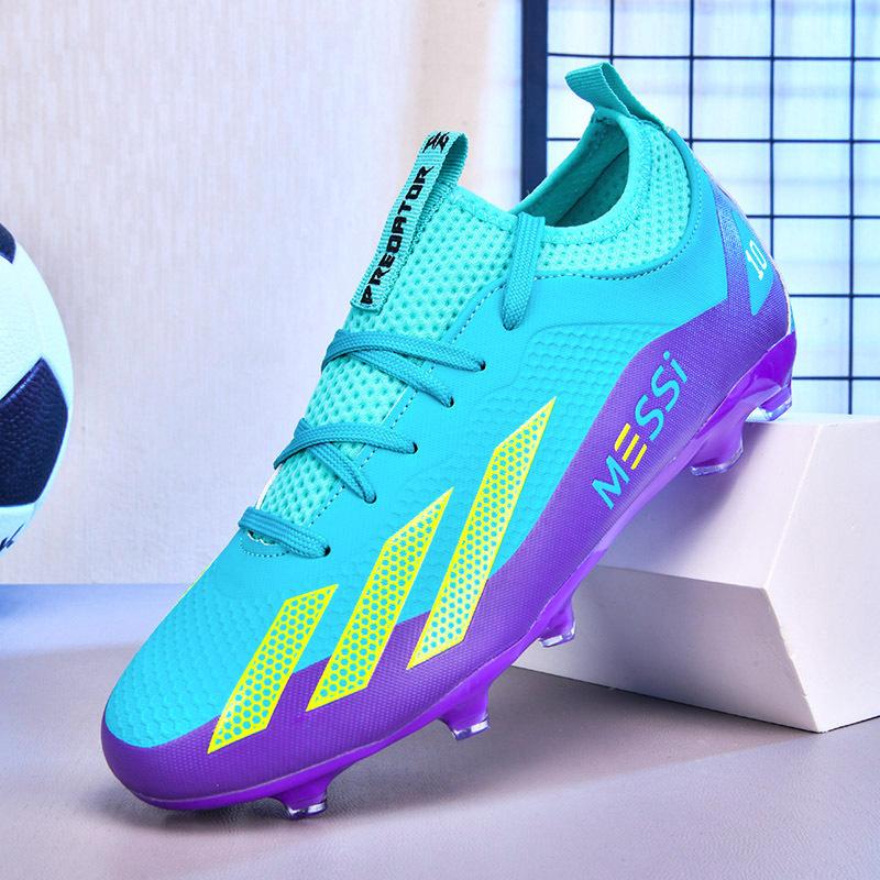Summer New Football Shoes Youth Spike Training Shoes Primary And Secondary School Students Non-Slip Wear-Resistant Sports Shoes