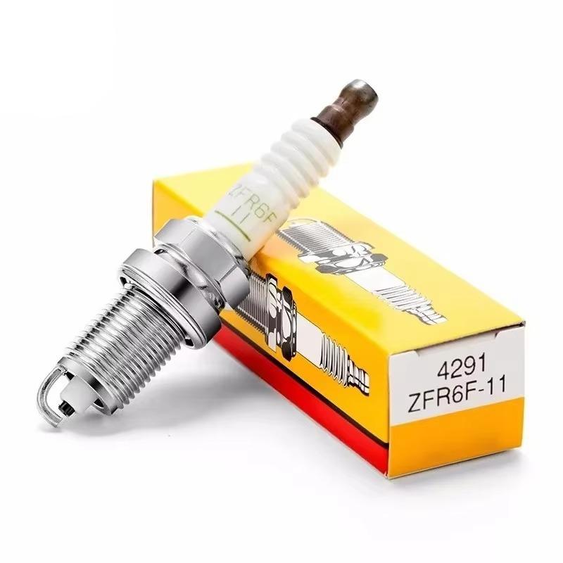 4/6Pcs Spark Plug ZFR6F-11 4291 for HONDA ACCORD CIVIC CR-V JAZZ CITY FR-V HR-V STREAM STEPWGN DODGE NITRO FAW HAIMA FAMILY