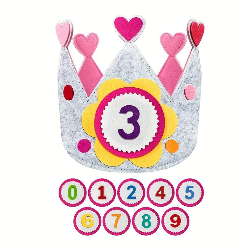 

Украшения для дня рождения, удобная и комфортная шляпа для дня рождения, регулируемая, прочная и легкая корона для фотосъемки розовый