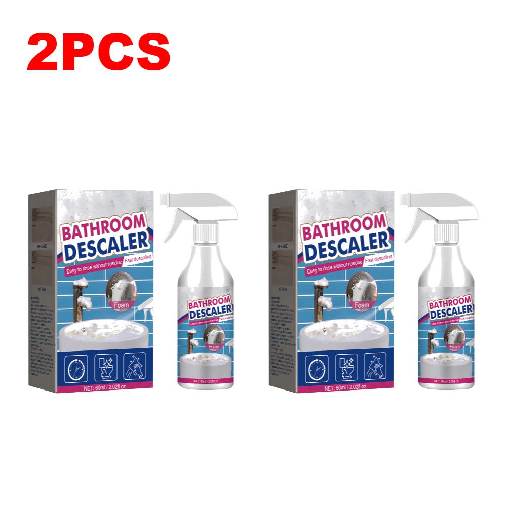 1-5PCS Bathroom Descaler Foam Cleaner Quickly Remove Stubborn Stains Cleaner Versatile Rinse Cleaning Foam Spray For Household