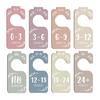 Set of 8 Wooden Dividers for Baby Closet Closet Organizer Wood Closet Partition