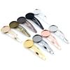 12mm 20mm 10pcs High Quality 4 Colors Plated Copper Material Hairpin Hair Clips Hairpin Base Setting Cabochon Cameo