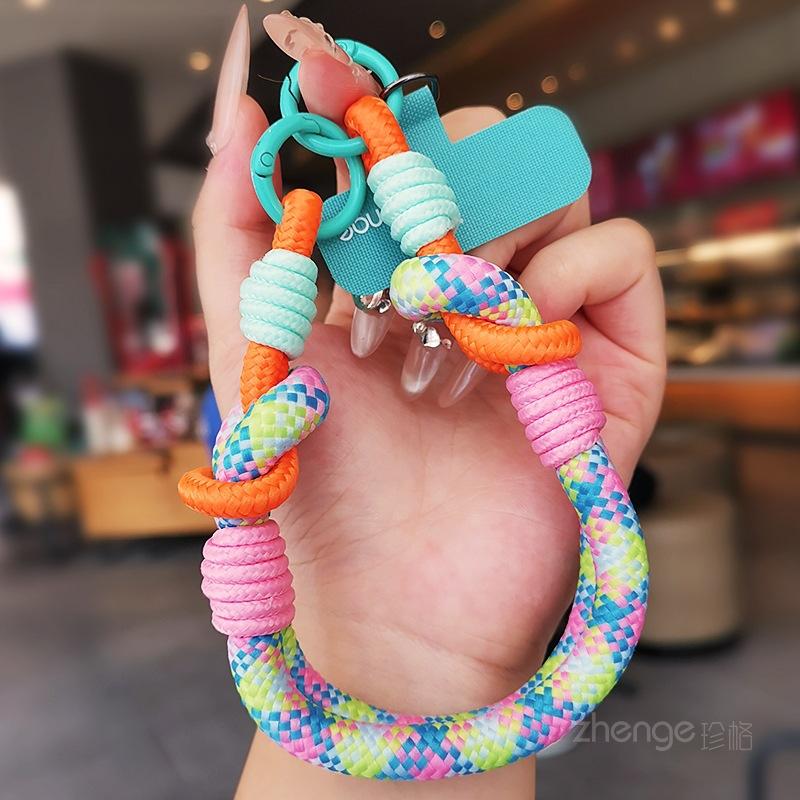 

Mobile phone lanyard dopamine high-value women s wrist rope short outdoor portable travel mountaineering shopping photo