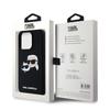 Karl Lagerfeld Klhmp15Xskchpplk Iphone 15 Pro Max 6.7 Czarny/Black Hardcase Silicone Karl & Choupette Magsafe