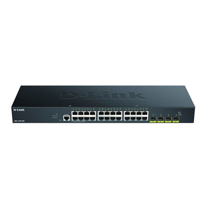 Commutateur - D-Link - DGS 1250-28X - 24 Ports Giga Smart - 4x10G SFP+ - Gestion Intelligente