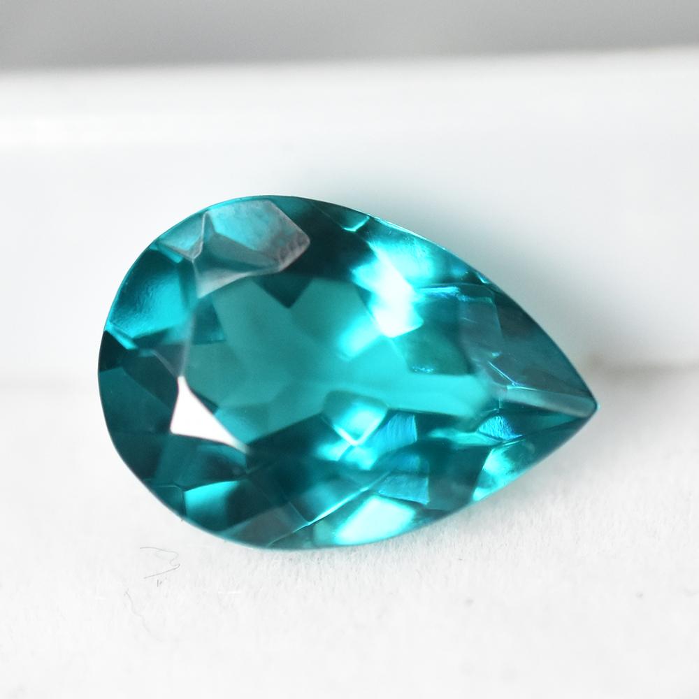 7 Ct Pear Shape NATURAL Brazilian Garnet Green Loose Gemstone For Her