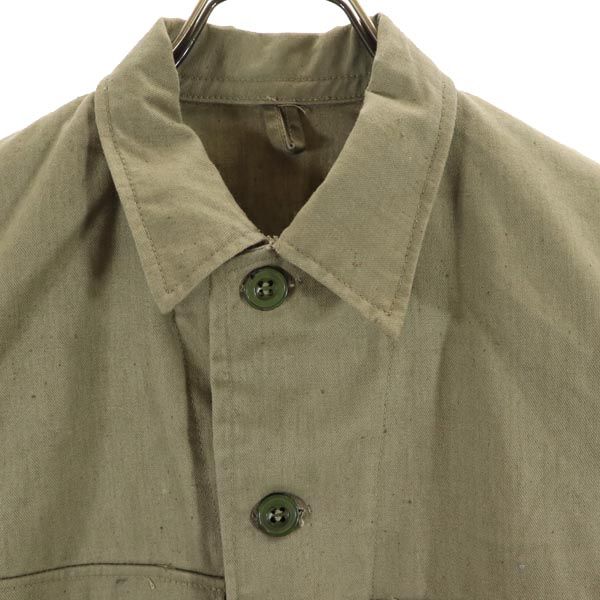 Japanese Army 40s 1945 WW2 Military Jacket Khaki Men's Used