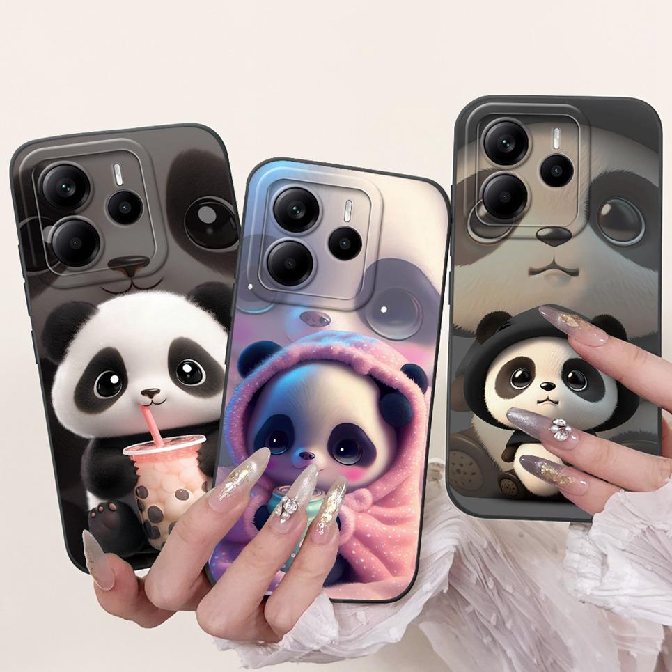 New Fashion Case For Xiaomi Redmi Note 14 14S 14 Pro Plus Phone Shell Flower Butterfly Luxury Girly Back Cover Soft Silicone