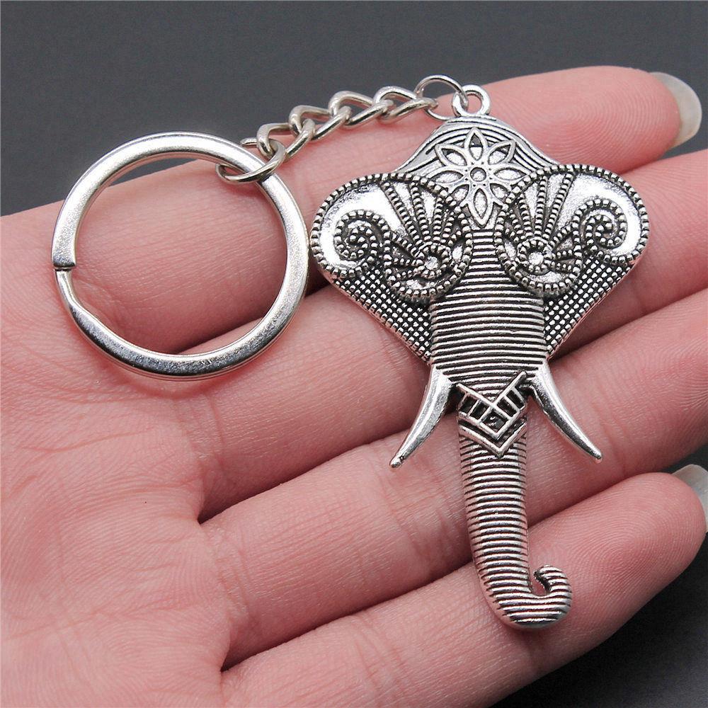 Big Elephant Animal Keychain for Women Best Seller Sweet Christmas Gift Streetwear Car Key Ring